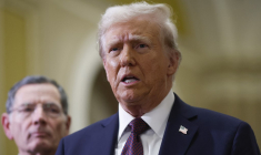 Donald Trump à Washington, aux États-Unis, le 8 janvier 2025. ( AFP / TING SHEN )