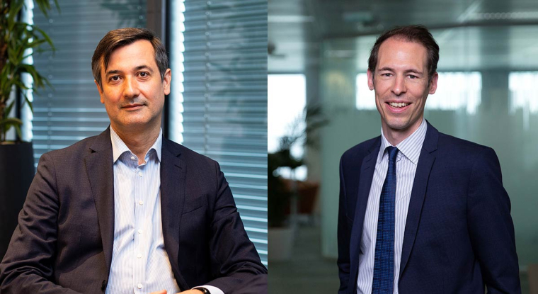 Gilles Moec et Laurent Clavel, expert chez Axa IM