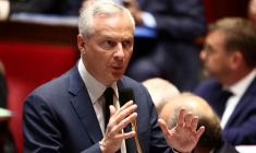 Photo d'archives du ministre de l'Economie et des Finances Bruno Le Maire