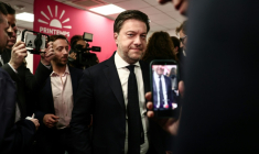 Benoît Payan le 15 mars 2026 ( AFP / Thibaud MORITZ )