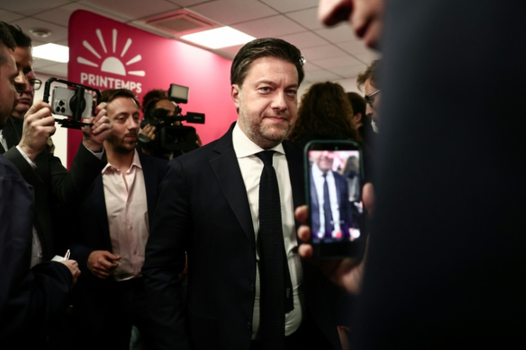 Benoît Payan le 15 mars 2026 ( AFP / Thibaud MORITZ )