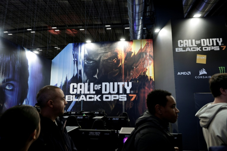 Dans less allées de la Paris Games Week, le 30 octobre 2025 ( AFP / STEPHANE DE SAKUTIN )