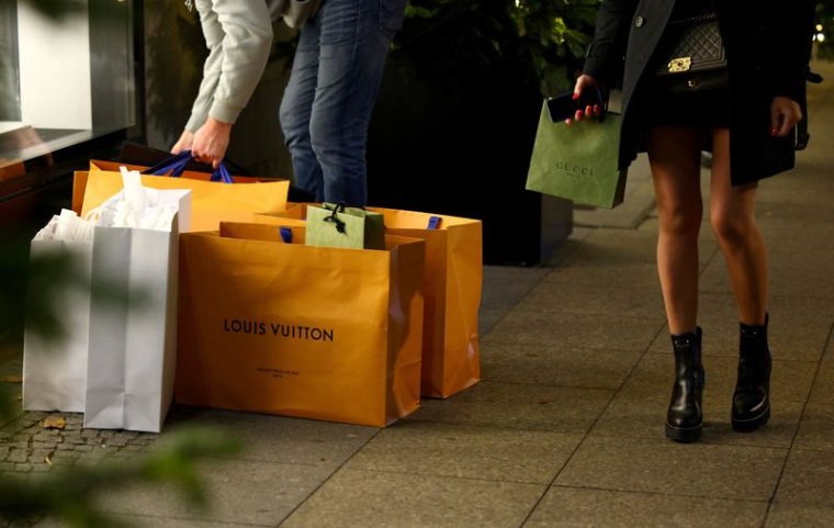 Des sacs de shopping, à Berlin