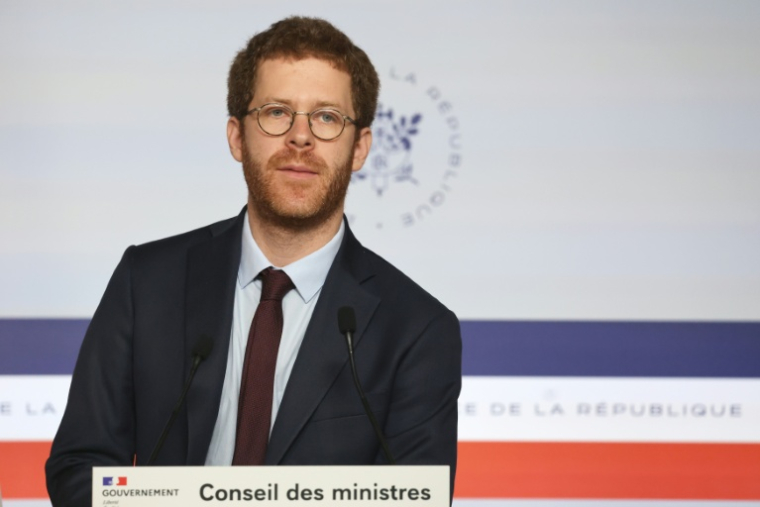 Le ministre des Comptes publics David Amiel, à Paris le 1er octobre 2026. ( AFP / Ludovic MARIN )