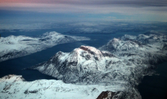 Vue aérienne de l'ouest du Groenland, le 25 janvier 2026 ( AFP / INA FASSBENDER )