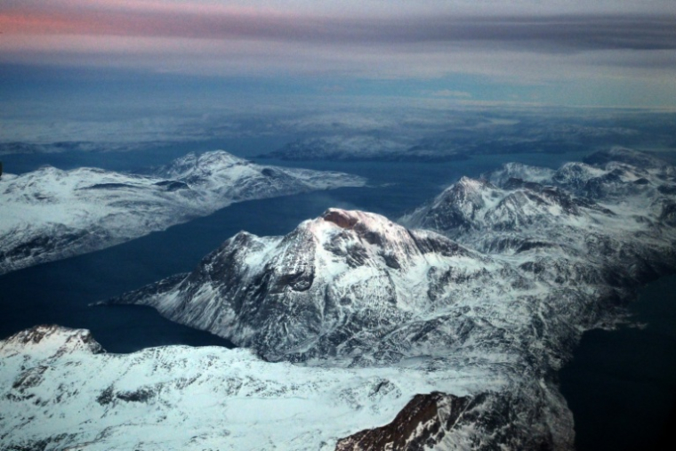 Vue aérienne de l'ouest du Groenland, le 25 janvier 2026 ( AFP / INA FASSBENDER )