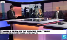 L'astronaute Thomas Pesquet revient sur Terre après six mois en orbite