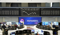 L'indice boursier allemand DAX à la Bourse de Francfort