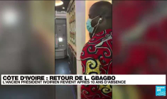 À Bruxelles, Laurent Gbagbo a pris place dans l'avion en route vers la Côte d'Ivoire