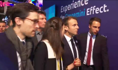 Ouverture du salon Vivatech à Paris en présence d'Emmanuel Macron
