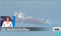 Collision en mer du Nord: quels risques de pollution?