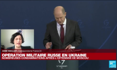 Opération militaire russe en Ukraine : l'Allemagne solidaire avec l'Ukraine, assure le chancelier Olaf Scholz