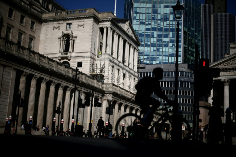 La Banque d'Angleterre à Londres le 19 mars 2026 ( AFP / Henry NICHOLLS )