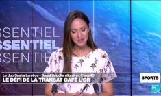Voile : la navigatrice engagée Sasha Lanièce au départ de la Transat Café l'Or