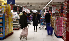 Un hypermarché, à Paris
