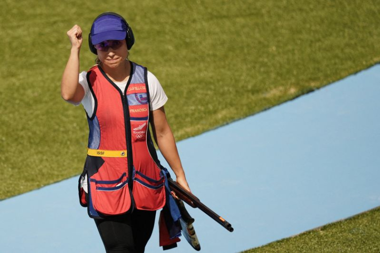 JO - Tir (F) - Francisca Crovetto Chadid médaillée d'or du skeet