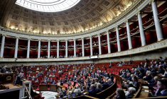 Vue générale de l'Assemblée nationale, à Paris le 2 décembre 2024 ( AFP / STEPHANE DE SAKUTIN )