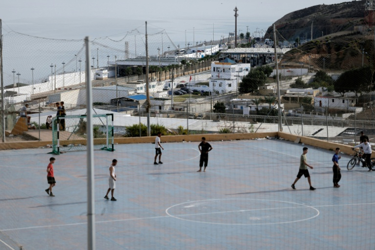 Dans le quartier d'El Principe, à Ceuta, le 11 octobre 2026 ( AFP / Thomas COEX )