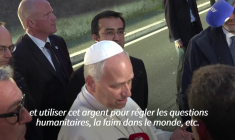 Le pape réaffirme la mission de l'Église de "prêcher la paix" avant la visite de Marco Rubio