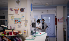 Un hôpital à Strasbourg. ( AFP / SEBASTIEN BOZON )