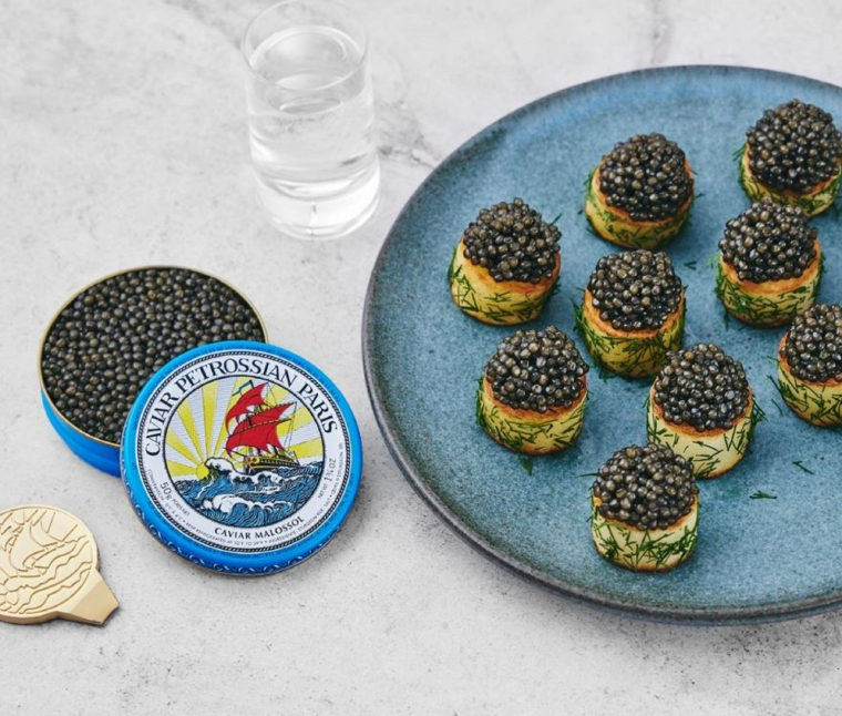 La maison Petrossian dévoile le caviar Acipentris. crédit photo : Capture d’écran Instagram @petrossianparis