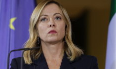 Giorgia Meloni, le 22 novembre 2023, à Berlin ( AFP / ODD ANDERSEN )