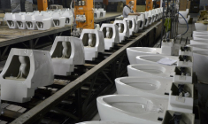 Une usine de toilettes. (illustration) ( AFP / SAM YEH )