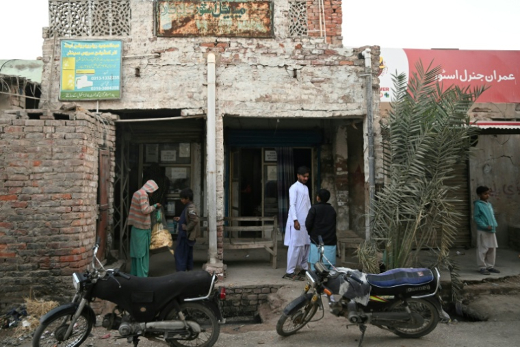 Une clinique non agréée à la périphérie de la ville d'Hyderabad, dans la province du Sind, le 8 janvier 2026 au Pakistan ( AFP / Rizwan TABASSUM )