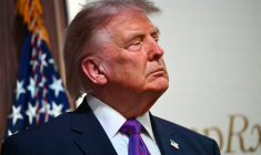 Donald Trump à Washington, aux États-Unis, le 18 mai 2026. ( AFP / KENT NISHIMURA )
