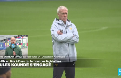 Euro-2024 : à quelques jours des législatives, Jules Kounde s'engage