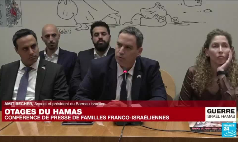 REPLAY - Otages du Hamas : conférence de presse de familles franco-israéliennes