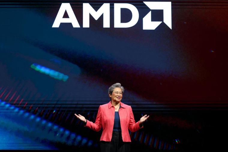 La directrice générale d'AMD Lisa Su, au salon Computex à Taipeh le 3 juin 2024. ( AFP / I-HWA CHENG )