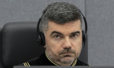 Le juge français Nicolas Guillou lors d'une audience du Tribunal spécial international pour le Kosovo à La Haye, le 10 novembre 2020 ( ANP / Peter Dejong )