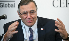 Patrick Pouyanné, à Houston, le 23 mars 2026 ( AFP / RONALDO SCHEMIDT )