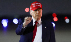 Le président des États-Unis Donald Trump