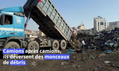 "Bombe à retardement": des tonnes de déchets s'accumulent à Gaza-ville