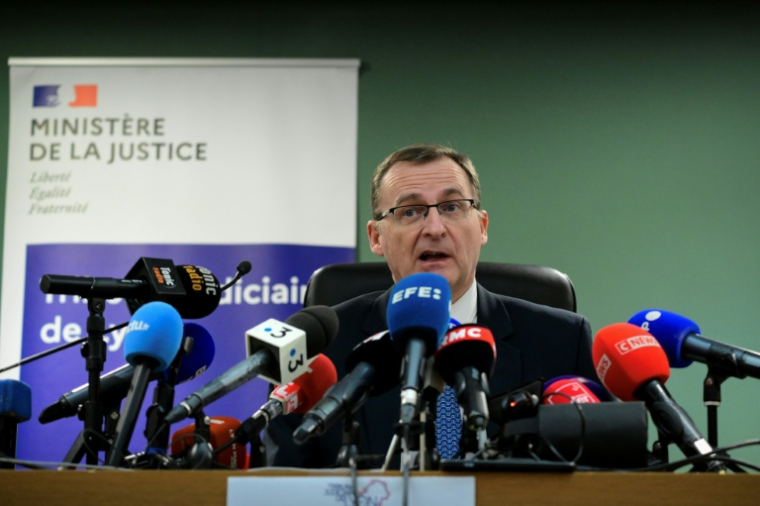 Le procureur de Lyon, Thierry Dran, lors d'une conférence de presse, une semaine après l'assassinat à Lyon du militant nationaliste Quentin Deranque,le 19 février 2026 à Lyon ( AFP / OLIVIER CHASSIGNOLE )