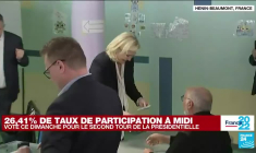 Présidentielle 2022 : la candidate du RN Marine Le Pen a voté à Hénin Beaumont pour le second tour