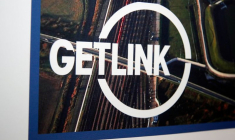 Le logo de l'opérateur du tunnel sous la Manche Getlink, anciennement connu sous le nom d'Eurotunnel