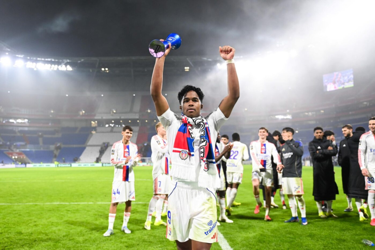 Endrick impressionné par le Groupama Stadium