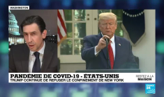 Aux États-Unis, Trump continue de refuser le confinement à New-York