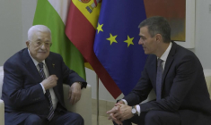 Le Premier ministre espagnol reçoit le président palestinien Mahmoud Abbas