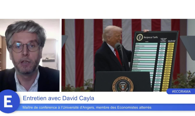 David Cayla : "Le danger c'est que la Chine exporte tous ces excédents chez nous !"