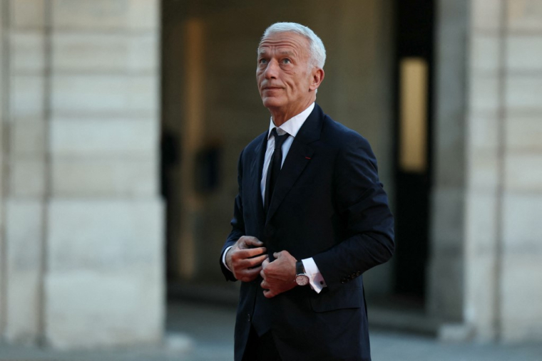 Patrick Martin, président du Medef, à Paris le 4 octobre 2024. ( AFP / THOMAS SAMSON )