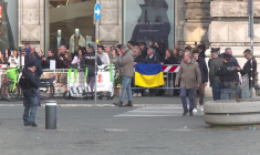 Zelensky arrive au Palazzo Chigi de Rome pour rencontrer Giorgia Meloni