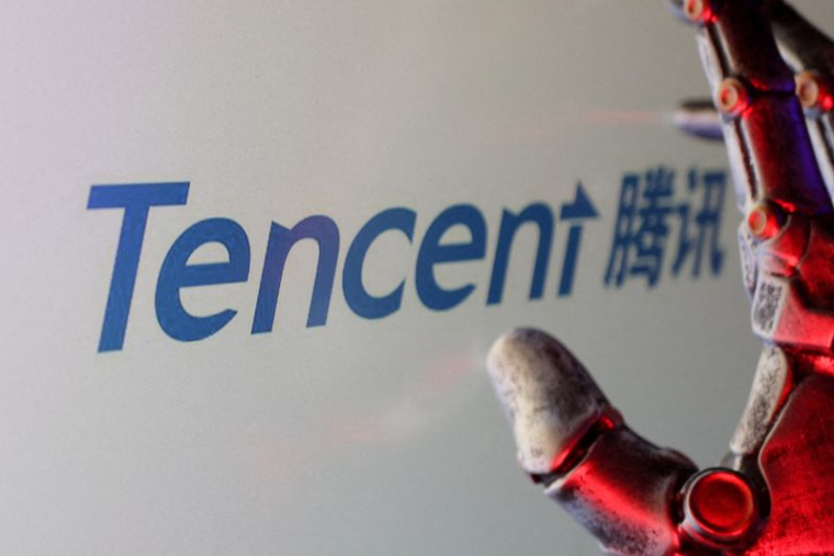 Photo d'illustration du logo de l'entreprise Tencent