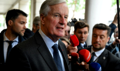 Michel Barnier à Reims, le 11 septembre 2024. ( AFP / FRANCOIS NASCIMBENI )