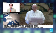 Message de Noël du pape François : "nous avons besoin plus que jamais de fraternité"