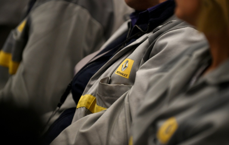 A l'usine de Renault de Batilly, dans l'est de la France, le 6 mars 2017 ( AFP / Jean Christophe VERHAEGEN )