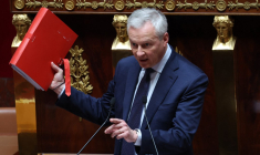 Bruno Le Maire, le 29 avril 2024, à Paris ( AFP / ALAIN JOCARD )